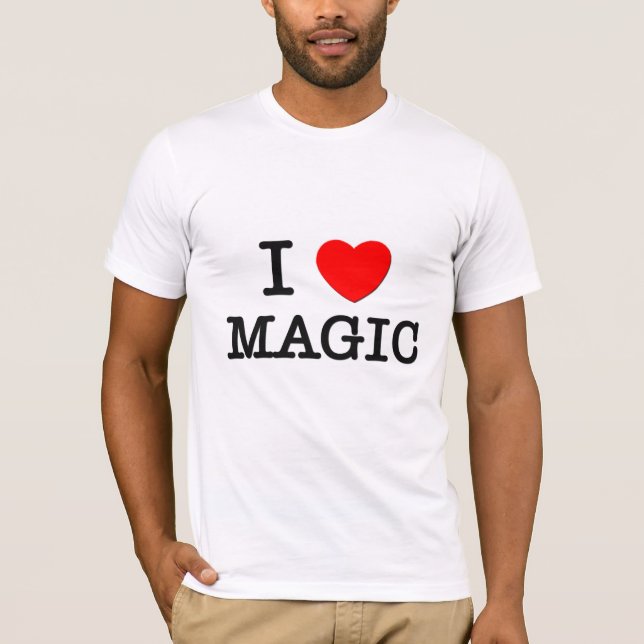 Camiseta Eu amo a mágica (Frente)