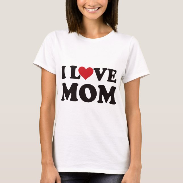 Camiseta Eu amo a mamã (Frente)