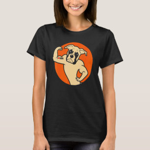 Camiseta Eu Amo a Mamãe Cachorro Boxer Fofo Mamãe 3