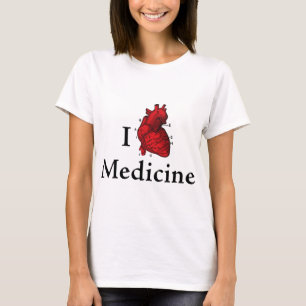 Camiseta Eu amo a medicina