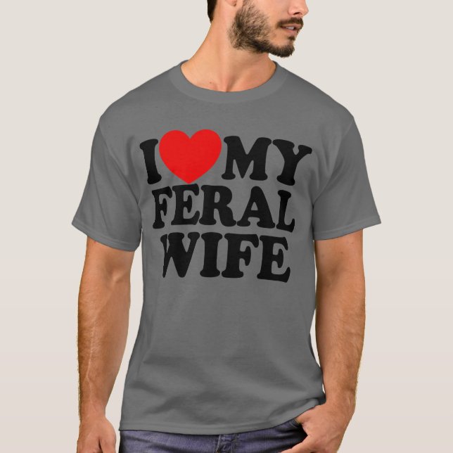 Camiseta Eu Amo A Minha Esposa Fala Engraçada Correspondênc (Frente)