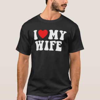 Camiseta Eu Amo A Minha Esposa Feliz dia de os namorados Me