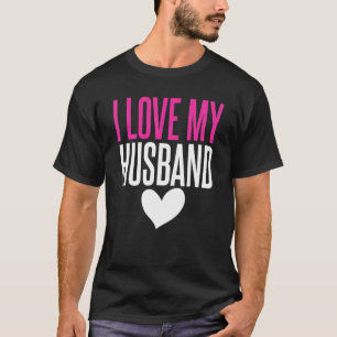 Camiseta Eu Amo A Minha Esposa Impressão Gráfica Incrível P