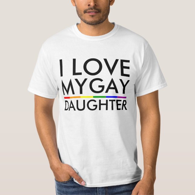 CAMISETA EU AMO A MINHA FILHA GAY (Frente)