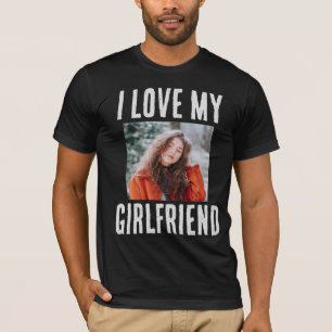 CAMISETA EU AMO A MINHA FOTO NAMORADA