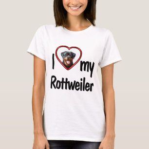 Camiseta Eu Amo A Minha Fotografia De Coração Bonita Do Rot