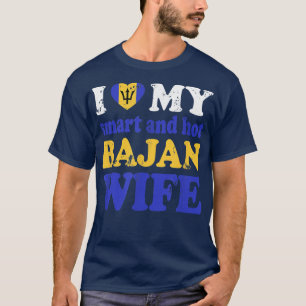 Camiseta Eu amo a minha inteligente e gostosa esposa de baj
