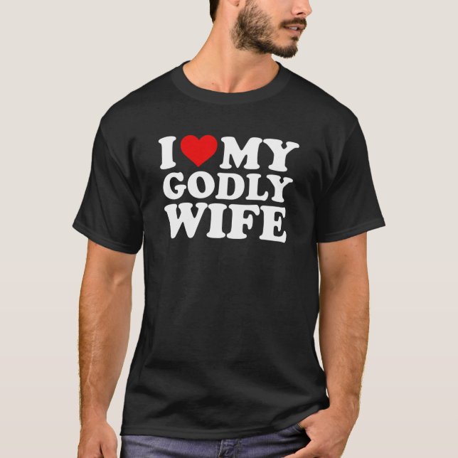 Camiseta Eu Amo A Minha Má Esposa (Frente)