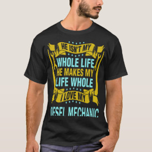 Camiseta Eu Amo A Minha Mecânica Diesel
