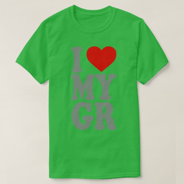 Camiseta Eu Amo A Minha Namorada 10 (Frente do Design)