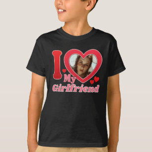 Camiseta Eu Amo A Minha Namorada, Namorado, Esposa, Foto Do