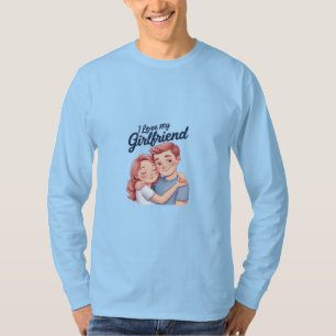 Camiseta Eu Amo A Minha Namorada - Sentido