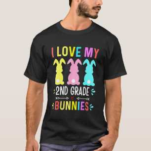Camiseta Eu Amo A Minha Páscoa De Professores De Búnias De 