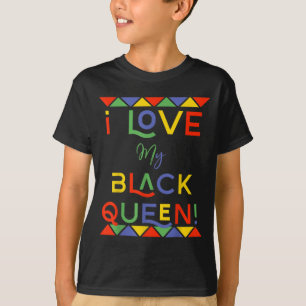 Camiseta eu amo a minha rainha negra namorado african g