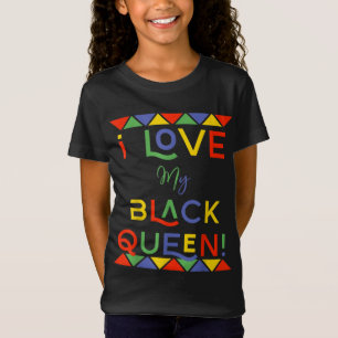 Camiseta eu amo a minha rainha negra namorado african g