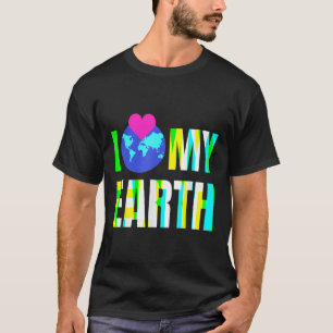 Camiseta Eu Amo a Minha Terra -proteção ambiental 