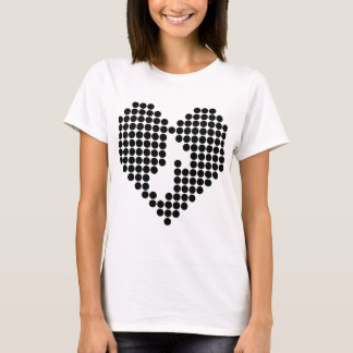 Camiseta Eu amo a música