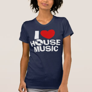 Camiseta Eu amo a música da casa