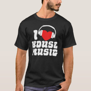 Camiseta Eu amo a música da casa