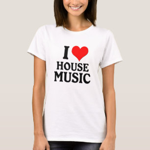 CAMISETA EU AMO A MÚSICA DA CASA