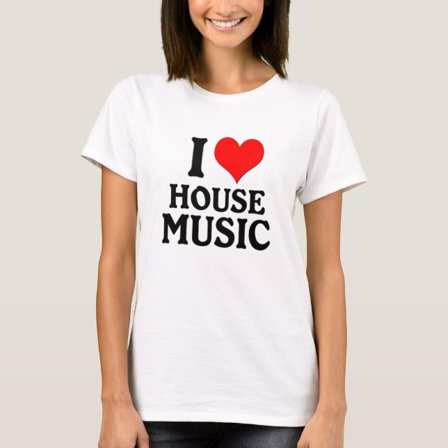 CAMISETA EU AMO A MÚSICA DA CASA (Frente)