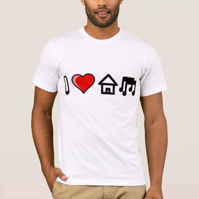 CAMISETA EU AMO A MÚSICA DA CASA (Frente)