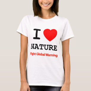 Camiseta Eu Amo a Natureza