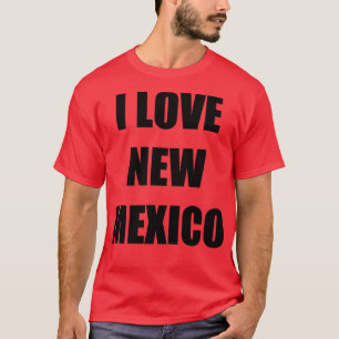 Camiseta Eu Amo A Nova Ideia De Presente Engraçada No Méxic