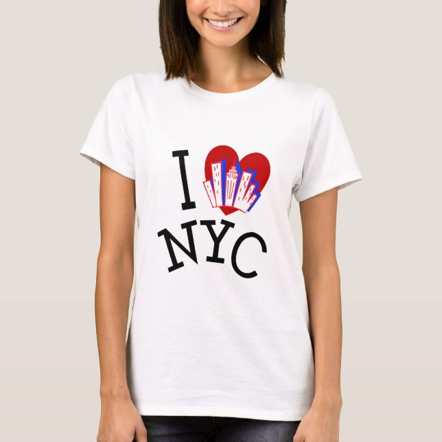 Camiseta Eu amo a Nova Iorque (Frente)