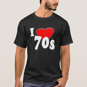 Camiseta Eu amo a obscuridade 70s