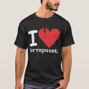 Camiseta Eu amo a obscuridade de Korvapuusti