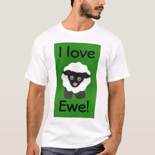 Camiseta Eu amo a ovelha! T