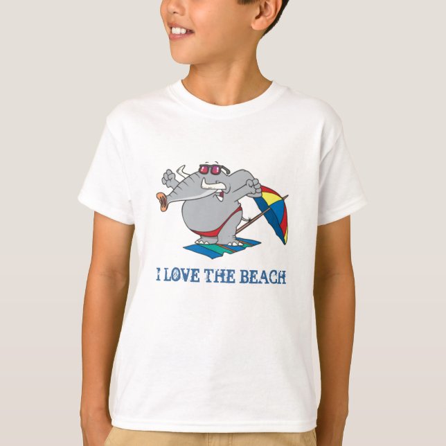 CAMISETA EU AMO A PRAIA (Frente)