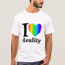 Eu Amo A Realidade Rainbow T-Shirt