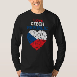 Camiseta Eu Amo A República Checa Ordenada Por Ser Bandeira