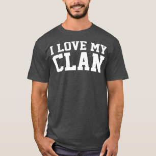 Camiseta Eu Amo A Reunião Da Minha Família Clã