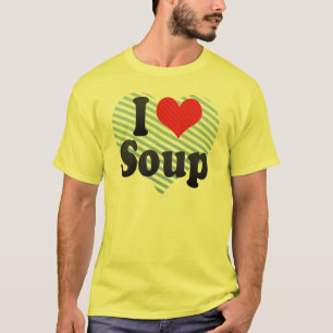 Camiseta Eu amo a sopa