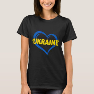 Camiseta Eu Amo a Ucrânia Eu Adoro a Ucrânia Bandeira da Uc