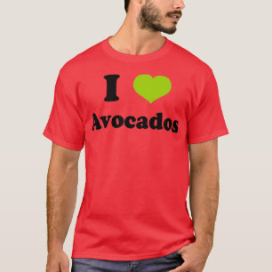 Camiseta Eu amo abacates 1