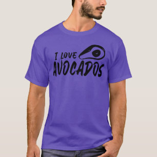Camiseta Eu Amo Abacates vintage