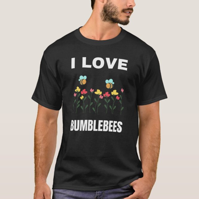 Camiseta Eu amo Abelhas Melíferas (Frente)