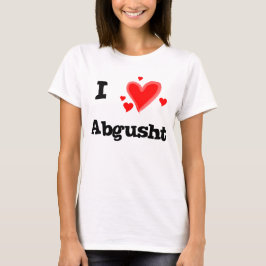 Camiseta Eu amo Abgusht Sopa Persa de Carne