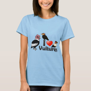 Camiseta Eu amo abutres (Ámérica do Sul)