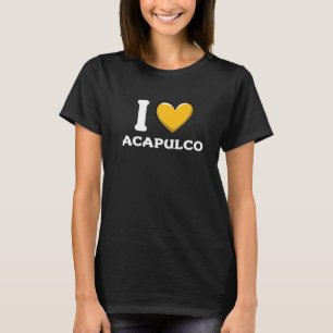 Camiseta Eu Amo Acapulco México 7