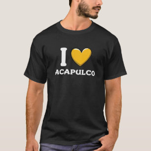 Camiseta Eu Amo Acapulco México 7