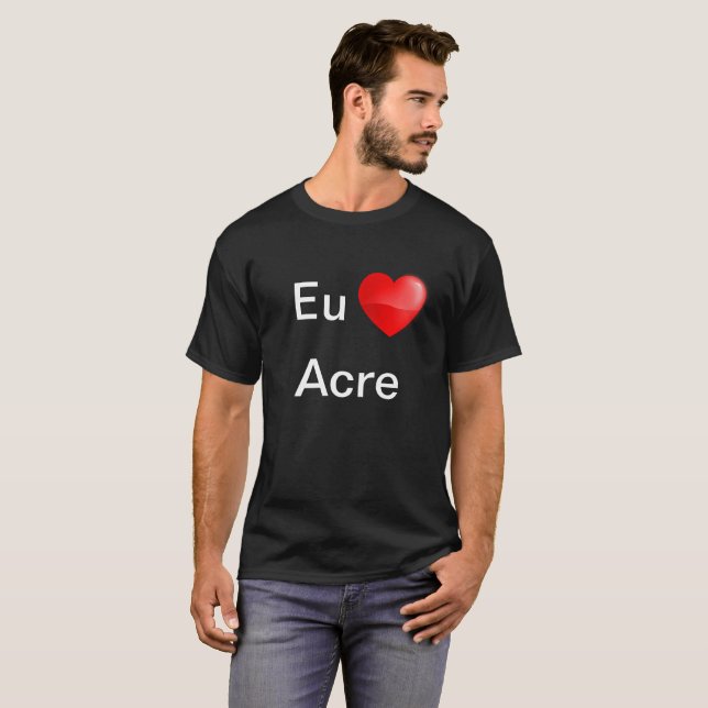 Camiseta Eu amo Acre (Frente Completa)
