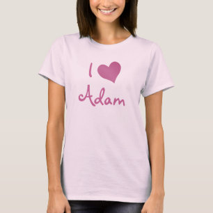 Camiseta Eu amo Adam