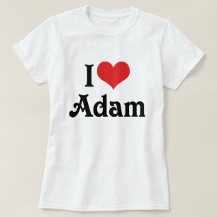 Camiseta Eu Amo Adam