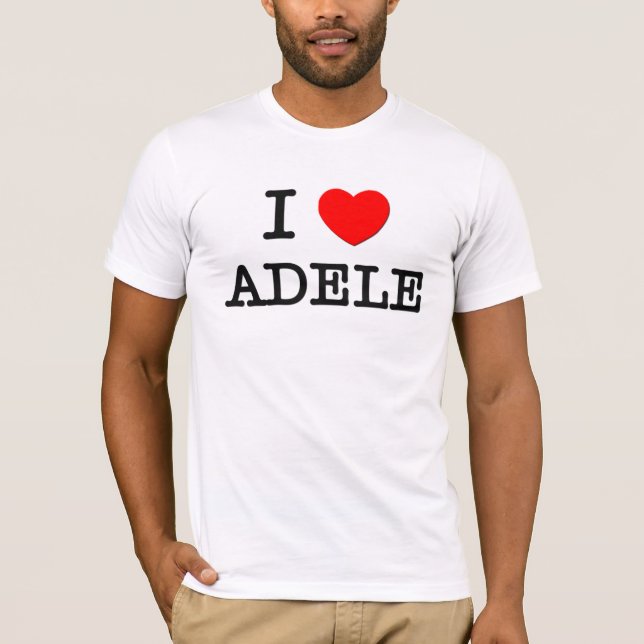 Camiseta Eu amo Adele (Frente)