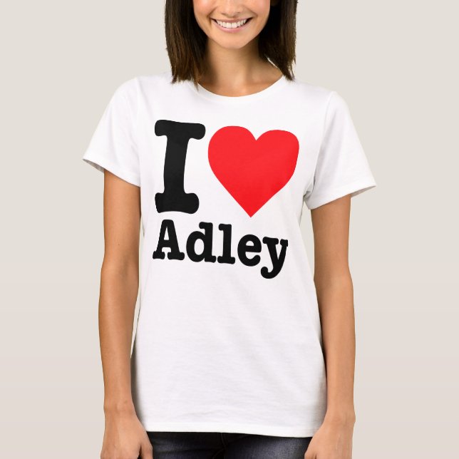 Camiseta "Eu amo Adley" (Frente)